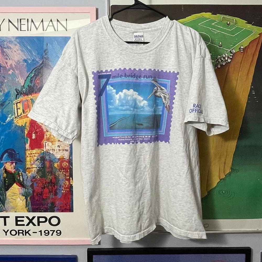 Vintage 2005 Florida Marathon Tee - SIZE XL